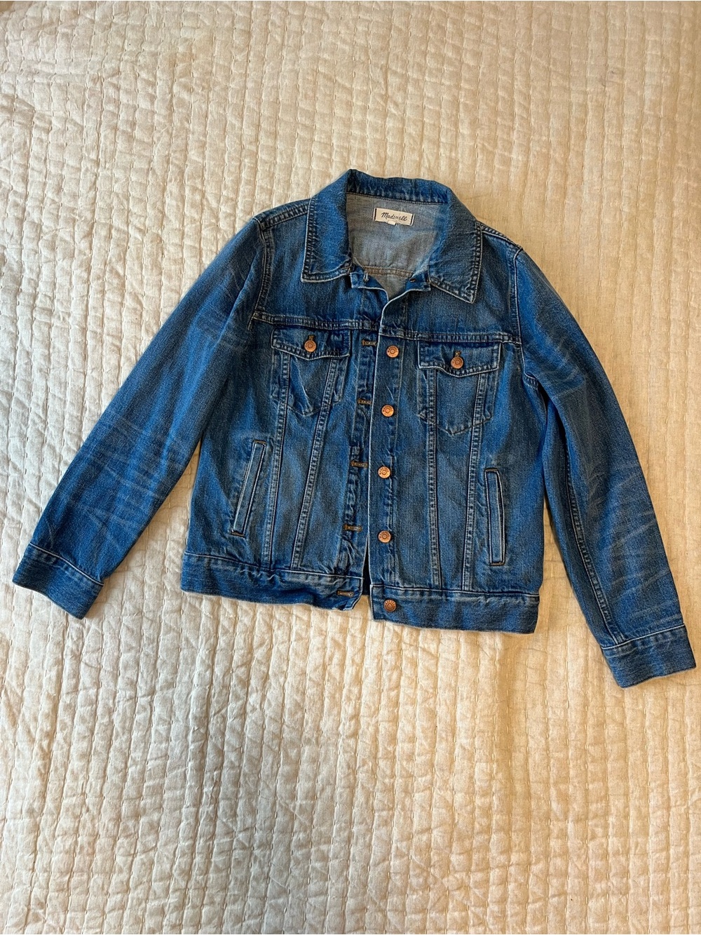 Women’s Madewell Blue Denim Jacket size L